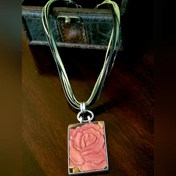 Silpada | Jewelry | Very Rare Silpada Sterling Silver  RARE Silpada Sterling Silver & Leather Necklace main image 0